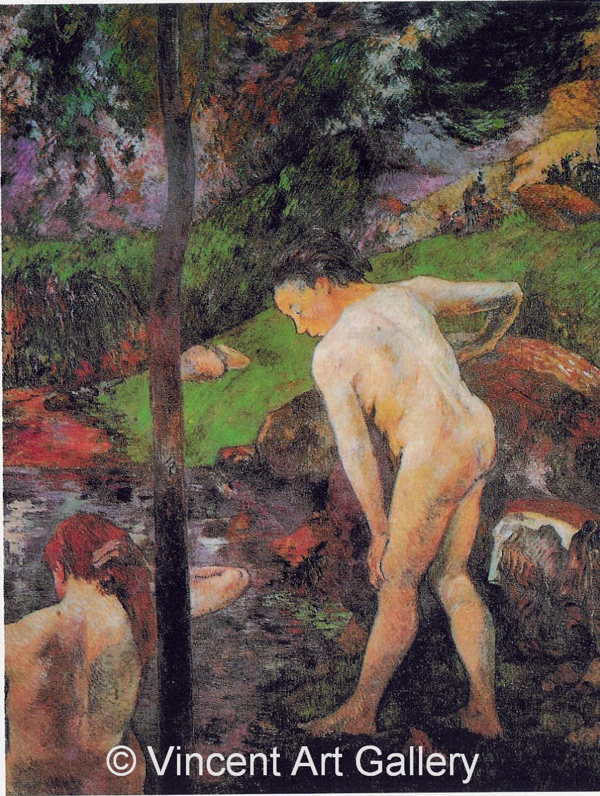 A3594, GAUGUIN, Two Bathers, 1887